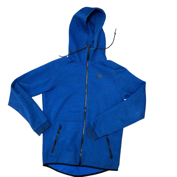 Nike Other - Nike men’s Windrunner fleece zip hoodie royal blue size medium zip up sweatshirt